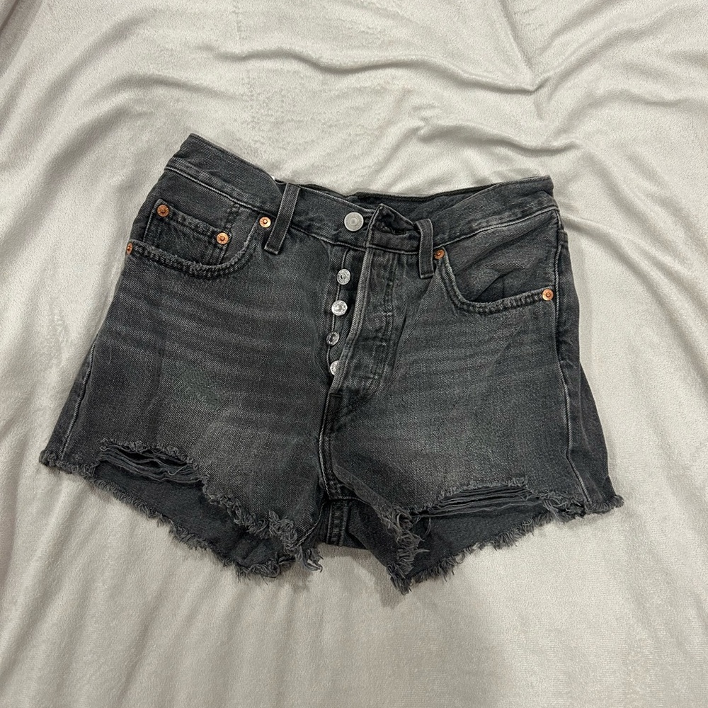 Women's Levi’s Black Denim Shorts